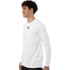 Adidas Men's White/Team Grey Four Pregame Long Sleeve T-Shirt