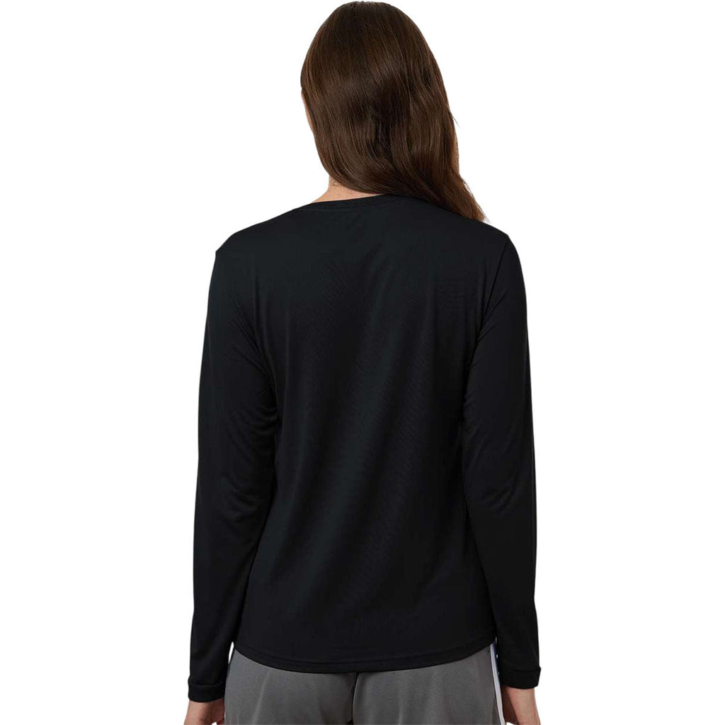 Adidas Women's Black/White Pregame Long Sleeve T-Shirt