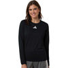 Adidas Women's Black/White Pregame Long Sleeve T-Shirt