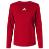 Adidas Women's Team Power Red/White Pregame Long Sleeve T-Shirt