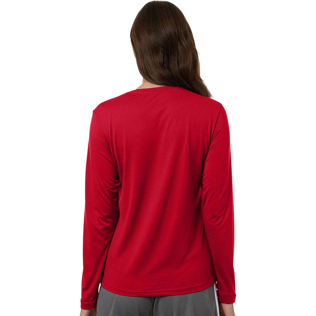 Adidas Women's Team Power Red/White Pregame Long Sleeve T-Shirt