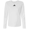Adidas Women's White/Black Pregame Long Sleeve T-Shirt