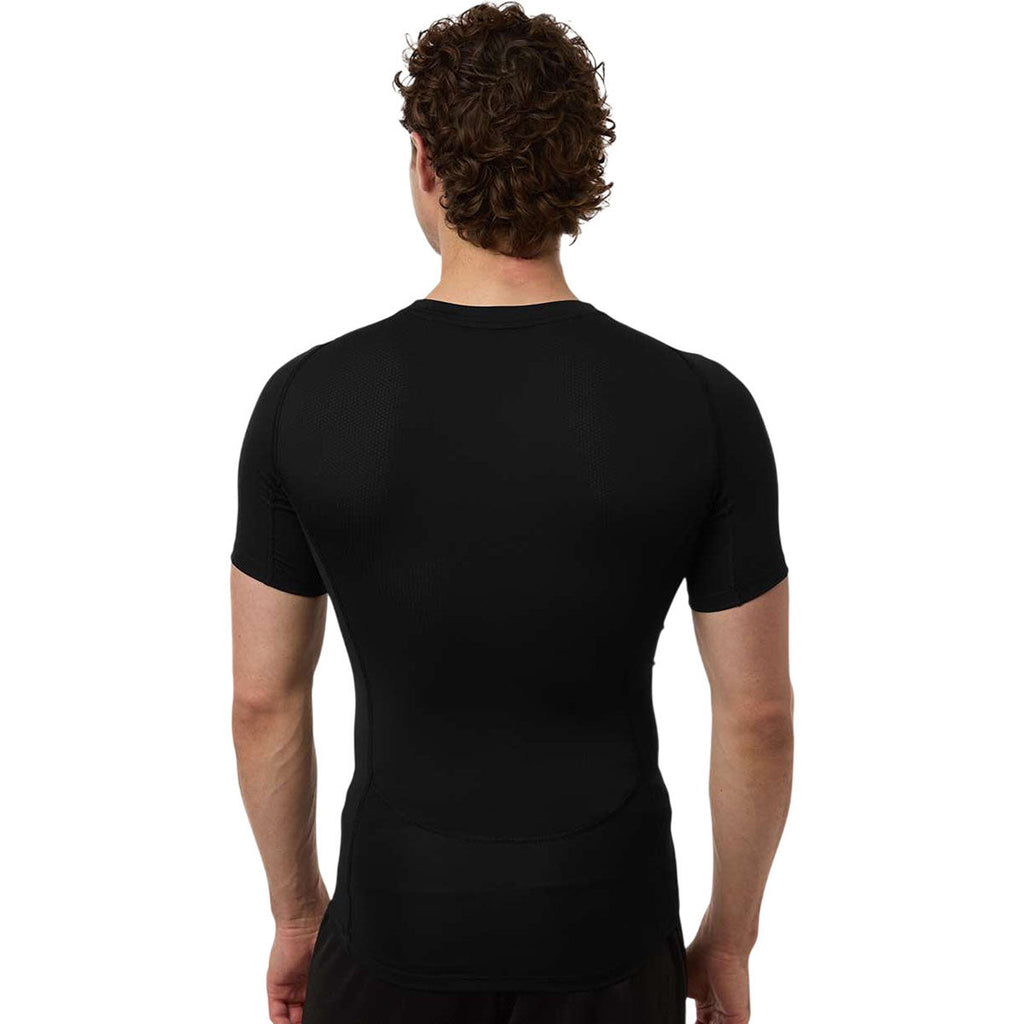 Adidas Men's Black Techfit Compression T-Shirt