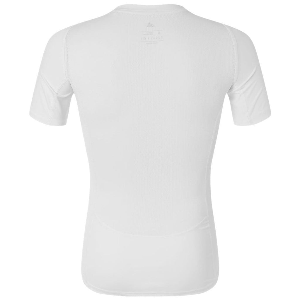 Adidas Men's White Techfit Compression T-Shirt