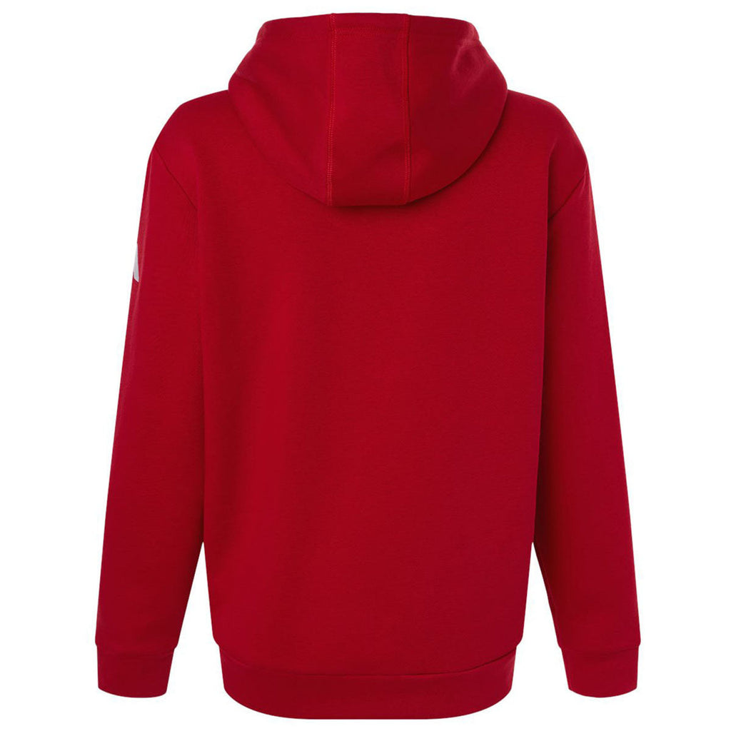 Adidas Women's Team Power Red/White Fleece Hooded Sweatshirt
