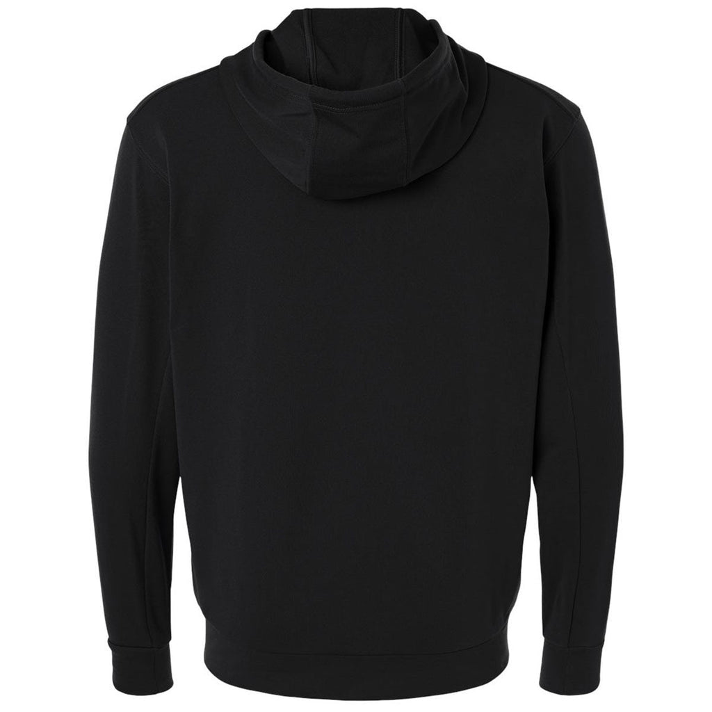Adidas Men's Black Game & Go Fleece Full-Zip Hooded Sweatshirt