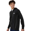Adidas Men's Black Game & Go Fleece Full-Zip Hooded Sweatshirt