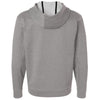 Adidas Men's Medium Grey Heather Game & Go Fleece Full-Zip Hooded Sweatshirt