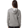Adidas Women's Medium Grey Heather/Black Game & Go Fleece Full-Zip Hooded Sweatshirt