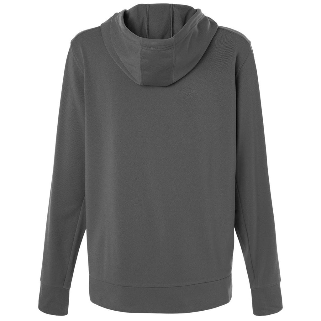 Adidas Women's Team Grey Four/Black Game & Go Fleece Full-Zip Hooded Sweatshirt