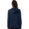 Adidas Women's Team Navy Blue/Black Game & Go Fleece Full-Zip Hooded Sweatshirt