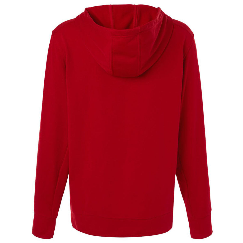 Adidas Women's Team Power Red/Black Game & Go Fleece Full-Zip Hooded Sweatshirt