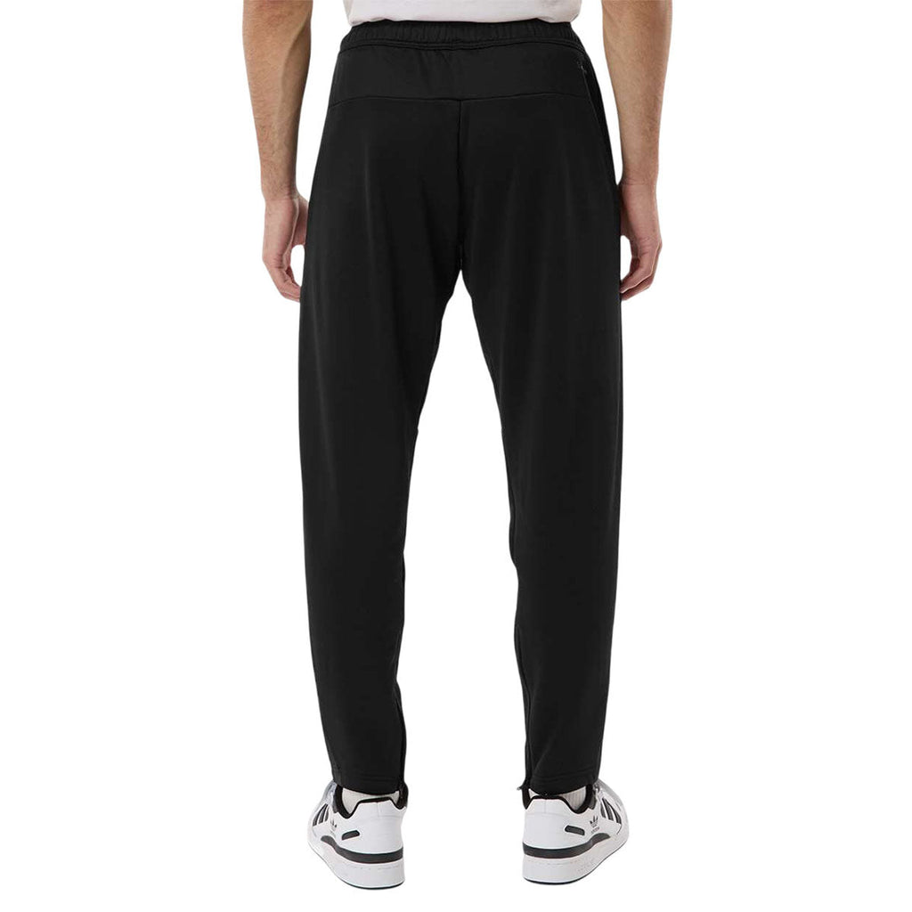 Adidas Men's Black Game & Go Fleece 3-Bar Sweatpants