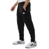 Adidas Men's Black Game & Go Fleece 3-Bar Sweatpants