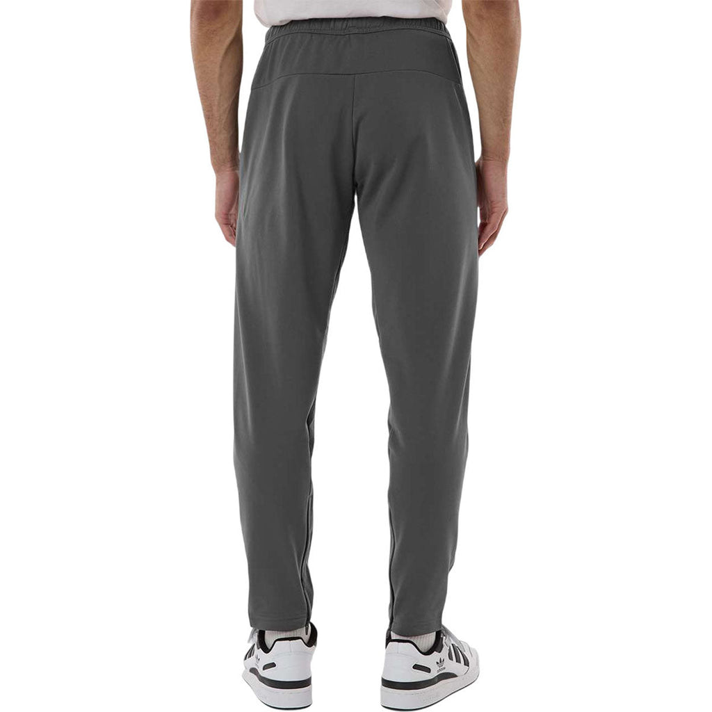 Adidas Men's Team Grey Four Game & Go Fleece 3-Bar Sweatpants