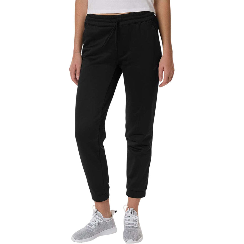 Adidas Women's Black Game & Go Fleece Sweatpants
