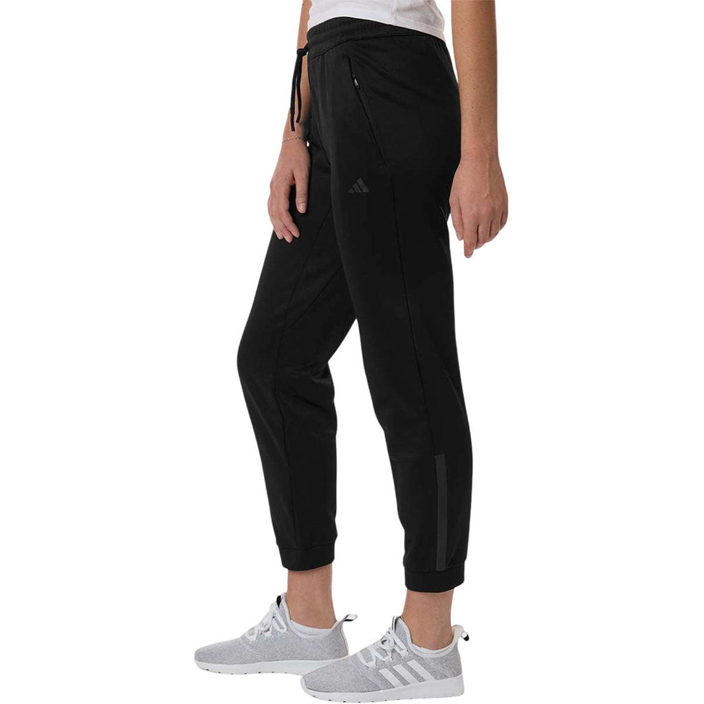 Adidas Women's Black Game & Go Fleece Sweatpants