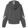 Adidas Women's Team Grey Four/White Z.N.E Full-Zip Hooded Sweatshirt