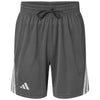 Adidas Men's Team Grey Four/White 3-Stripes 7