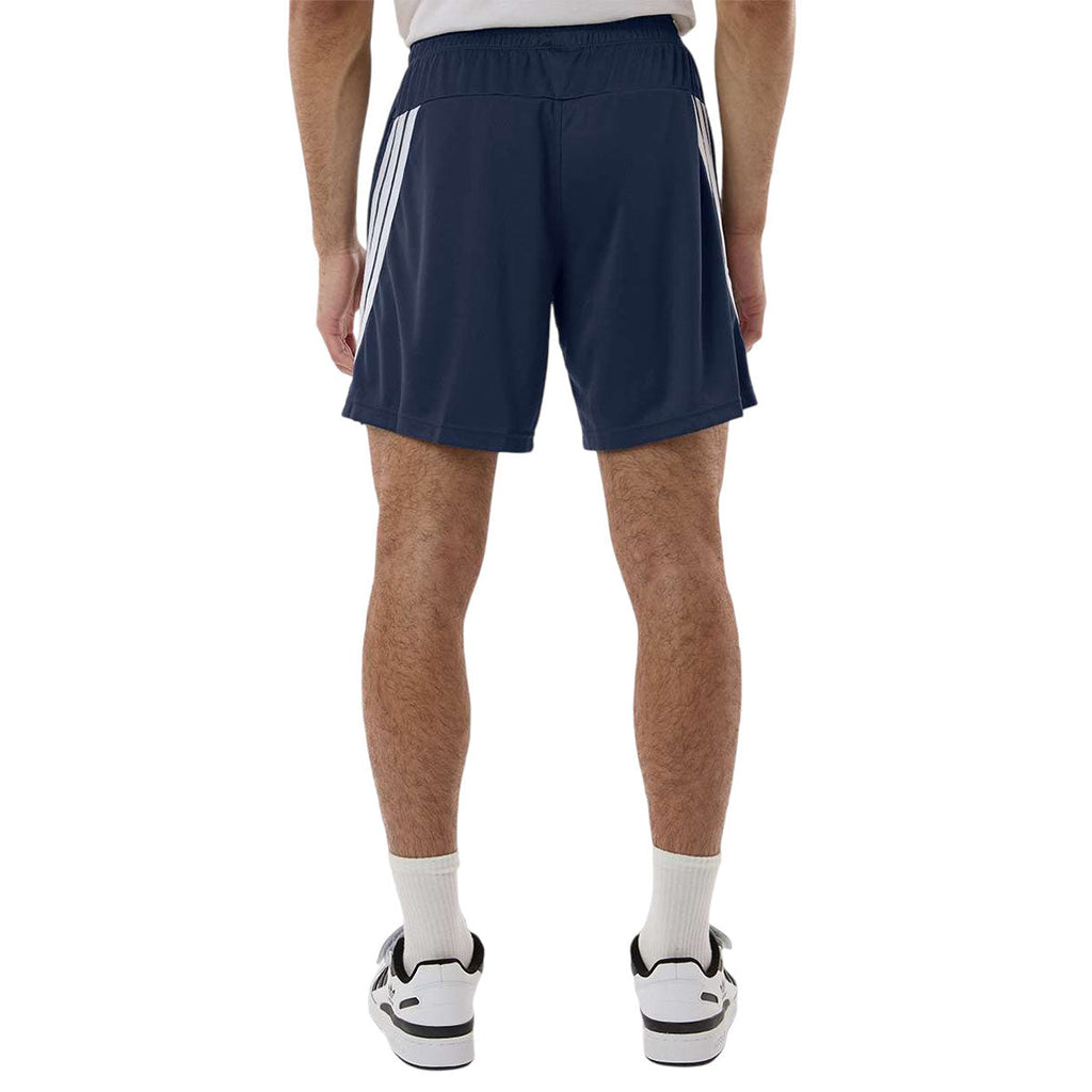 Adidas Men's Team Navy Blue/White 3-Stripes 7" Shorts