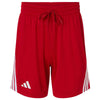 Adidas Men's Team Power Red/White 3-Stripes 7
