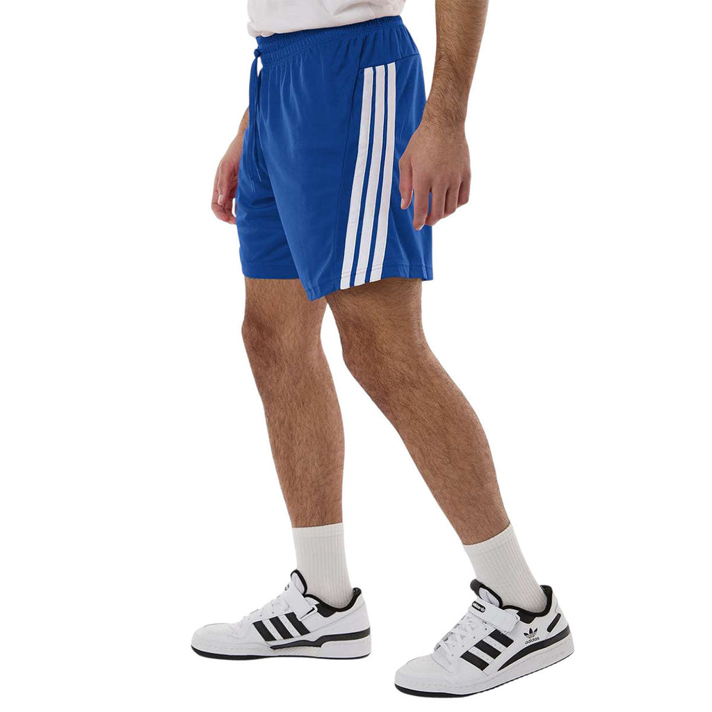 Adidas Men's Team Royal Blue/White 3-Stripes 7" Shorts