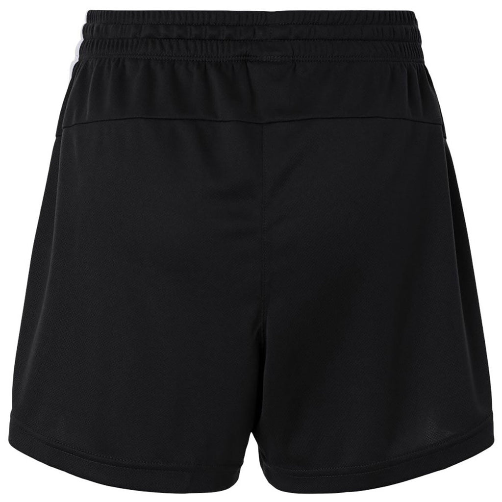 Adidas Women's Black/White 3-Stripes 3" Shorts