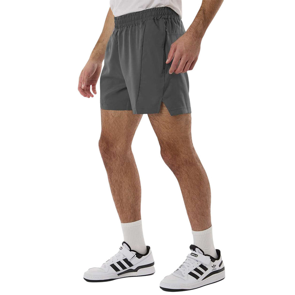 Adidas Men's Team Grey Four/White D4T Woven 7" Shorts