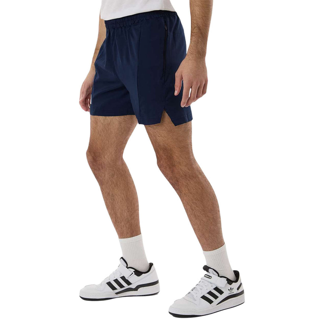 Adidas Men's Team Navy Blue/White D4T Woven 7" Shorts