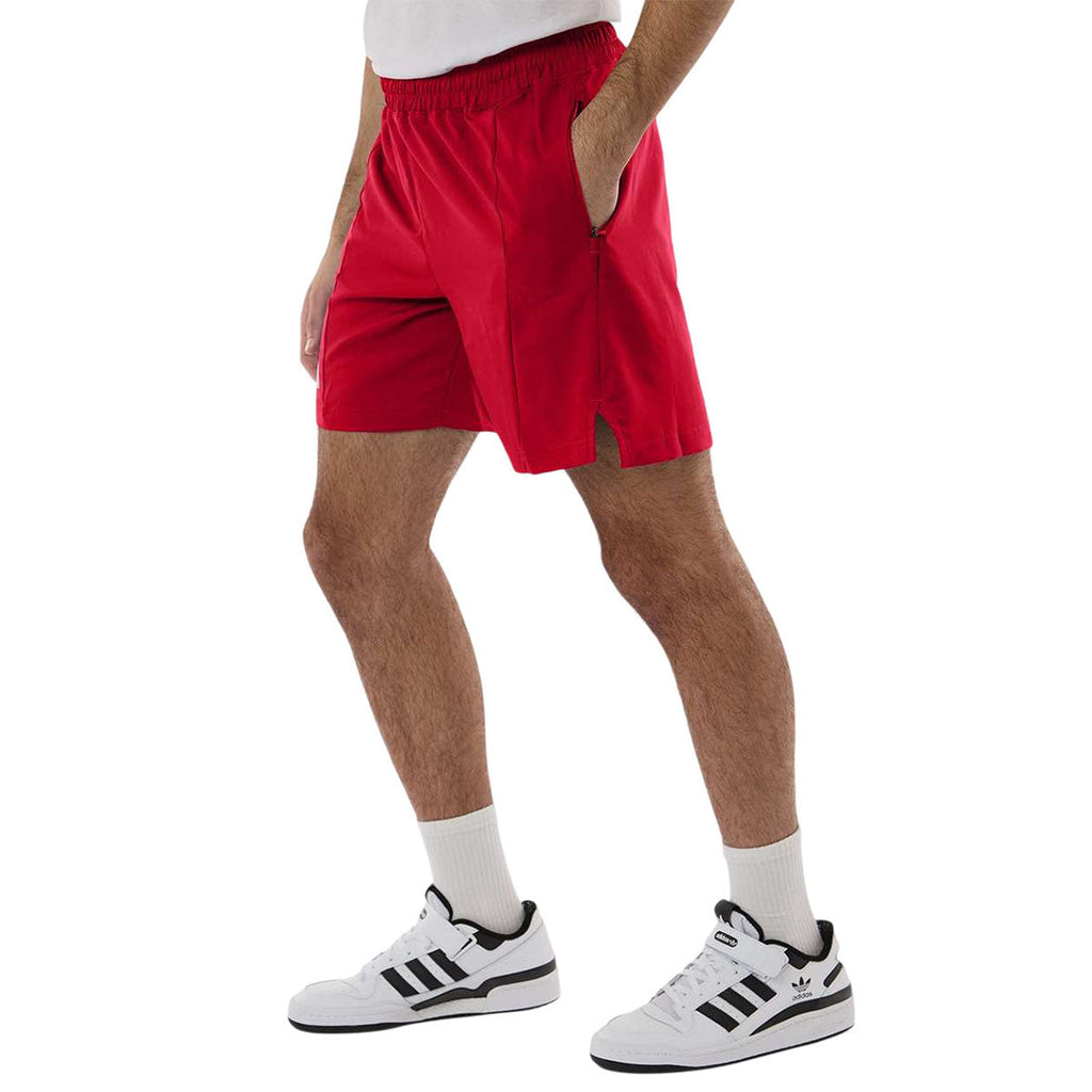 Adidas Men's Team Power Red/White D4T Woven 7" Shorts