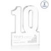 St. Regis Clear Astoria Award Number 10 - Laser Engraved