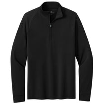 Brooks Brothers Men's Deep Black Luxe Performance 1/4-Zip