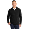 Brooks Brothers Men's Deep Black Luxe Performance 1/4-Zip
