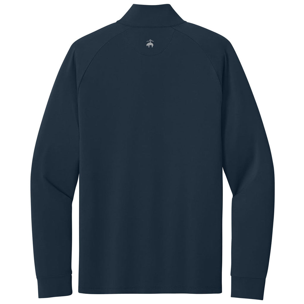 Brooks Brothers Men's Navy Blazer Luxe Performance 1/4-Zip