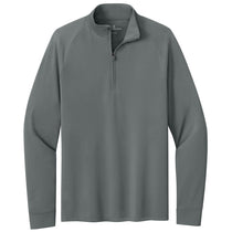 Brooks Brothers Men's Shadow Grey Luxe Performance 1/4-Zip