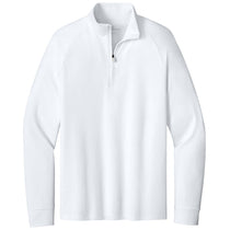 Brooks Brothers Men's White Luxe Performance 1/4-Zip