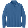 Brooks Brothers Women's Charter Blue Luxe Performance 1/4-Zip