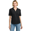 Brooks Brothers Women's Deep Black Pinpoint Pique Polo