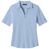 Brooks Brothers Women's Newport Blue End On End Pinpoint Pique Polo