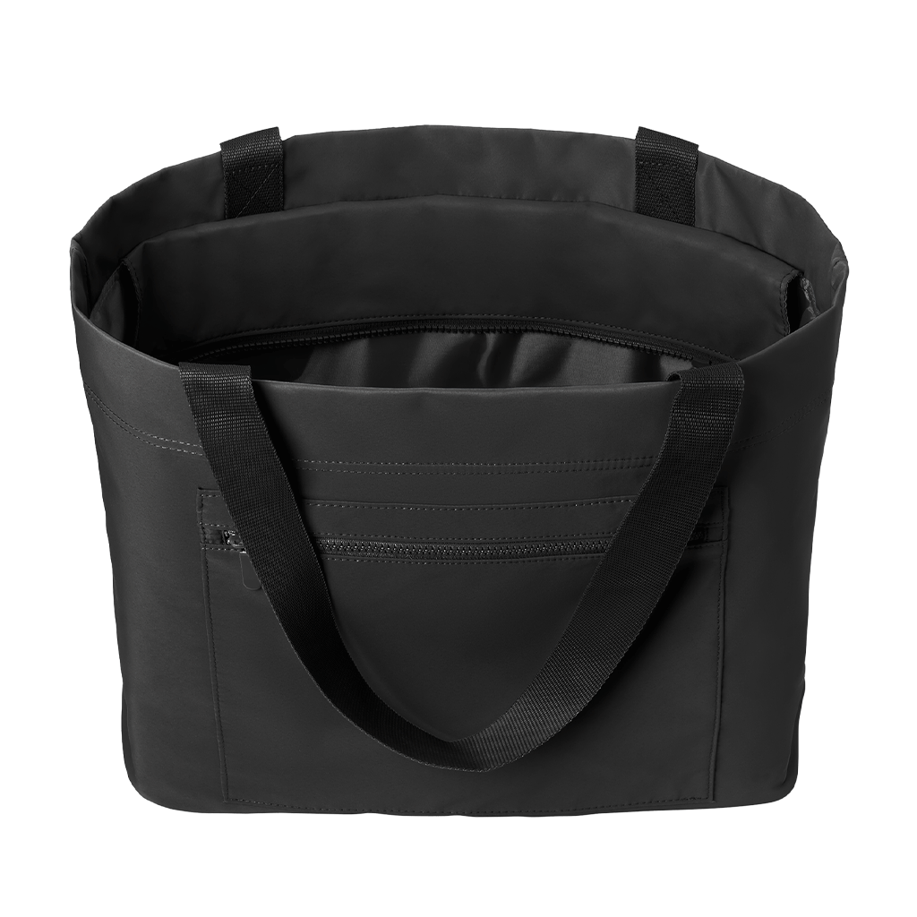 Port Authority Deep Black Matte Carryall Tote