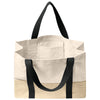 Port Authority Deep Black Straw Market Tote