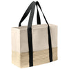 Port Authority Deep Black Straw Market Tote