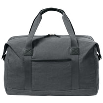 Port Authority Grey Steel Washed Canvas Duffel