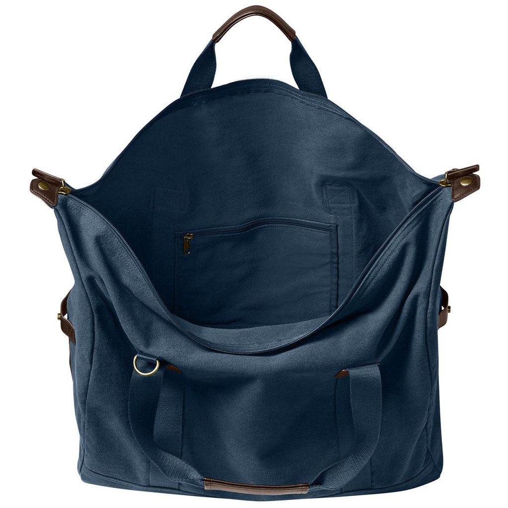 Port Authority River Blue Navy Washed Canvas Duffel
