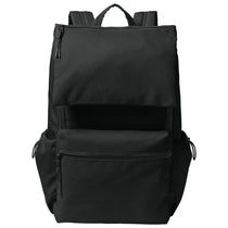 Port Authority Deep Black Matte Oxford Backpack