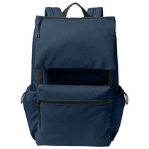 Port Authority River Blue Navy Matte Oxford Backpack