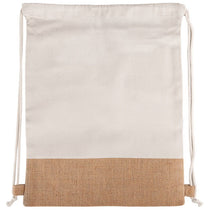 Beacon Natural-Brown Quetico 8oz Cotton & Jute Drawstring Bag