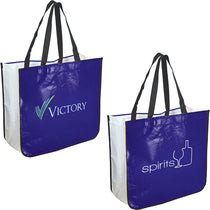 Beacon Midnight Blue Extra Large Laminated Shopping Tote Bag