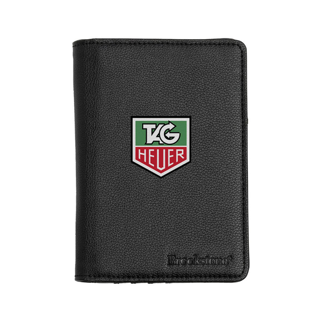Brookstone Black RFID Passport Wallet