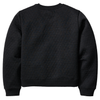 Marine Layer Women's Charcoal Corbet Quilted Crewneck